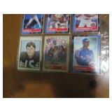 Double sided page of sports cards f...
