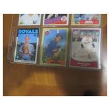 Double sided page of sports cards f...