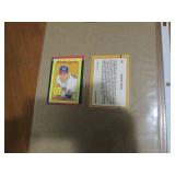 Donruss Warren Spahn puzzle measuri...