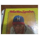 Donruss Warren Spahn puzzle measuri...