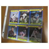 Uncut sheet of 1992 Front Row draft...