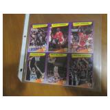 Uncut sheet of Front Row basket bal...