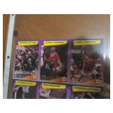 Uncut sheet of Front Row basket bal...