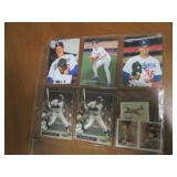 Page of rare promotional cards...