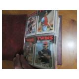 Album filled with assorted Twins ca...