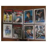 Album filled with assorted Twins ca...