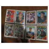 Album filled with assorted Twins ca...