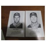 Assorted baseball fan cards...