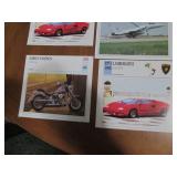 Collector classic car cards...