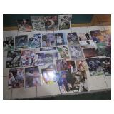Assorted sports star cutouts...