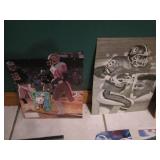Assorted sports star cutouts...