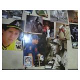 Assorted sports star cutouts...