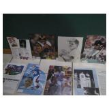 Assorted sports star cutouts...