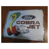 Ford Cobra Jet metal sign, measures...