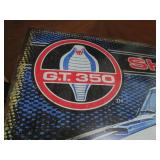 Shelby GT. 350 metal sign, measures...