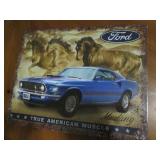 Ford metal sign, measures 12 x 16"...