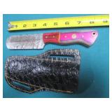 Damascus style knife, hand crafted ...