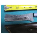 Hand crafted knife with sheath...