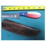 Hand crafted knife with sheath...