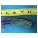 Hand crafted knife with sheath...
