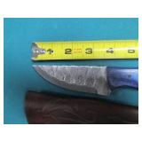 Damascus style knife, hand crafted ...