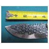 Hand crafted knife with sheath...