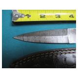 Damascus style knife, hand crafted ...