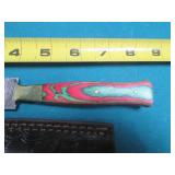 Damascus style knife, hand crafted ...