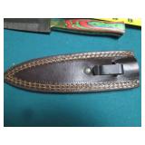 Damascus style knife, hand crafted ...