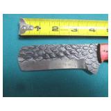 Hand crafted knife with sheath...