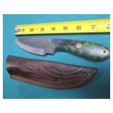 Hand crafted knife with sheath...