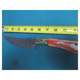 Hand crafted knife with sheath...