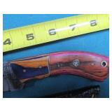 Hand crafted knife with sheath...