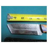 Hand crafted knife with sheath...