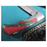 Damascus style knife, hand crafted ...