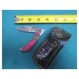 Damascus style knife, hand crafted ...