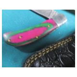 Damascus style knife, hand crafted ...