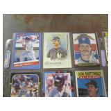 4 pages of Don Mattingly cards...