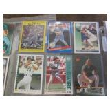 4 Pages of Mark McGwire cards...
