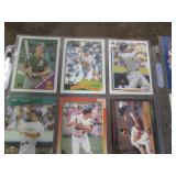 4 Pages of Mark McGwire cards...