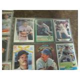 5 Pages of Wade Boggs cards...