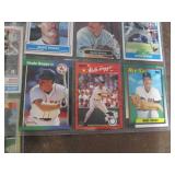 5 Pages of Wade Boggs cards...