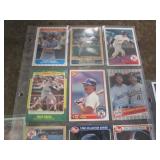 5 Pages of Wade Boggs cards...