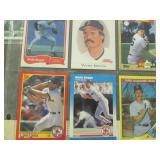 5 Pages of Wade Boggs cards...