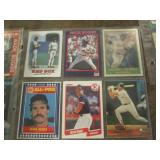 5 Pages of Wade Boggs cards...