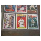 5 Pages of Wade Boggs cards...