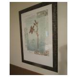 Lily Art, Framed