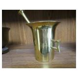Mortar/Pestle, Dr. Morgan, Brass