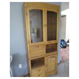 Bookcase / Hutch with Writing Desk