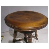 Antique Organ Stool, Claw & Ball Feet